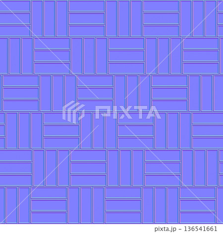 Basket Weave Block Normal Mapのイラスト素材 [136541661] - PIXTA
