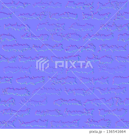 Rough Eroded Brick Normal Map 136541664