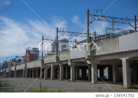 再開発中の札幌駅近郊	 136541782