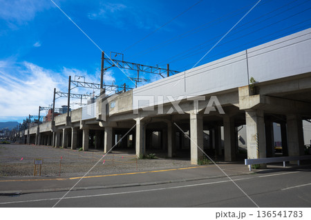 再開発中の札幌駅近郊	 136541783