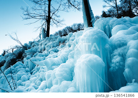 氷の芸術 あしがくぼの氷柱 氷の芸術 あしがくぼの氷柱 136541866