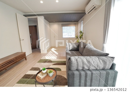 新築住宅のリビングダイニング 136542012