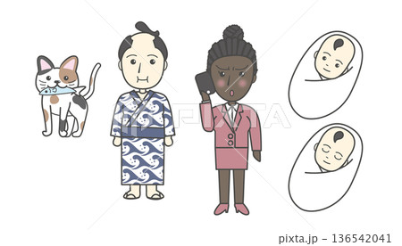 人物イラスト 136542041