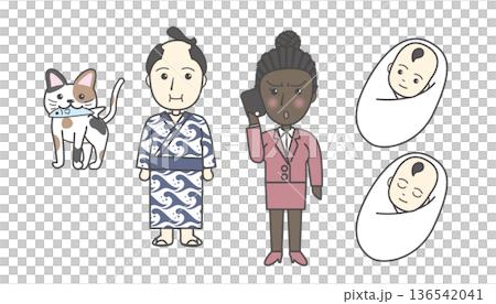 人物イラスト 136542041