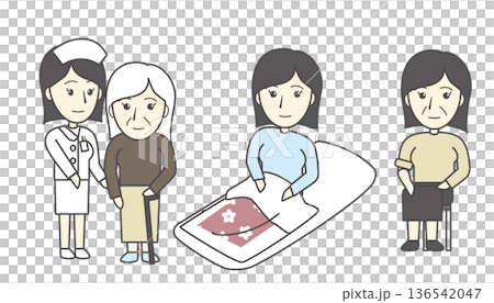 女性イラスト 136542047