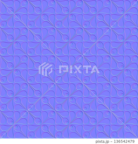 Repeating Nature Pattern 3D Normal Map Shaderのイラスト素材 [136542479] - PIXTA