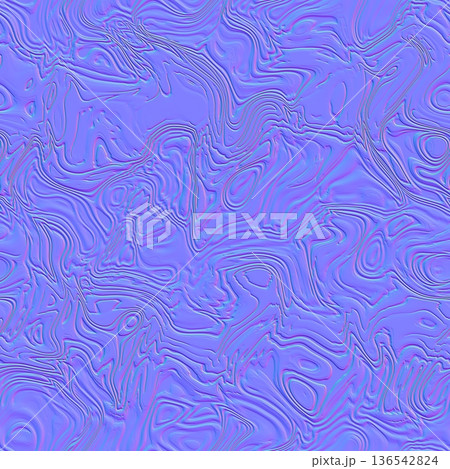 Abstract Liquid Topography Seamless Normal Map 136542824