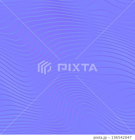 Thin Wave Line Seamless Normal Map 136542847