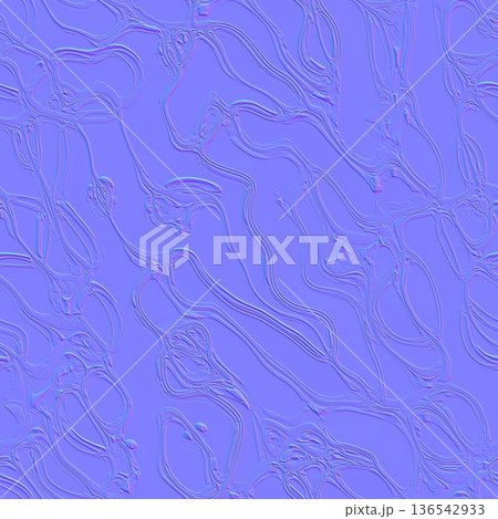 Flowing Liquid Vein Seamless Normal Map 136542933