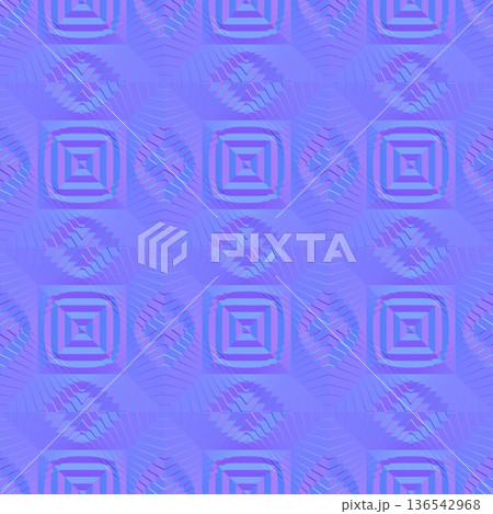 Square Concentric Geometric Seamless Normal Map Square Concentric Geometric Seamless Normal Map 136542968