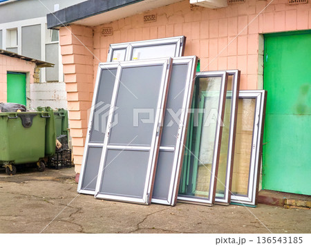 Ready for Installation.Metal plastic window,replace in house Ready for Installation.Metal plastic window,replace in house 136543185