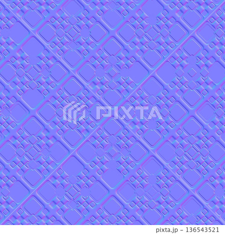 Seamless Diamond Tech Grid Normal Map Texture Seamless Diamond Tech Grid Normal Map Texture 136543521