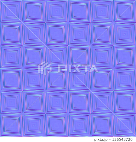 Beveled concentric square normal map 136543720