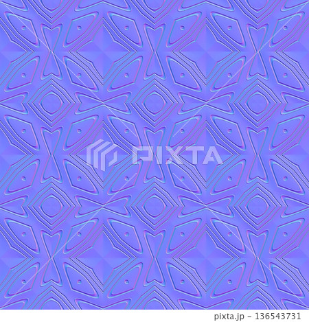 Abstract butterfly ornament normal map Abstract butterfly ornament normal map 136543731