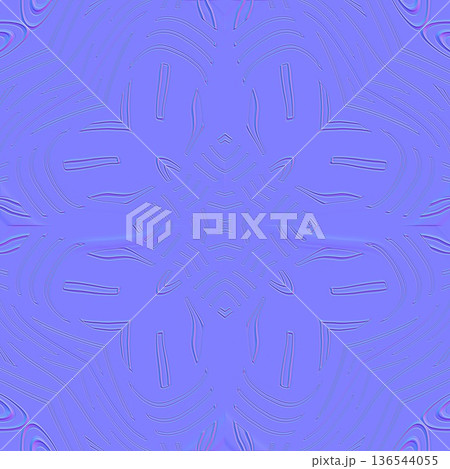 Abstract Cross Shape Geometric Normal Map Texture 136544055