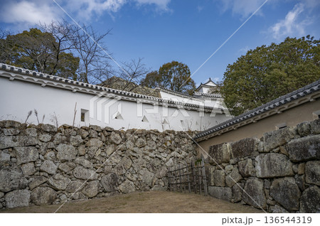 世界文化遺産国宝姫路城石垣 136544319