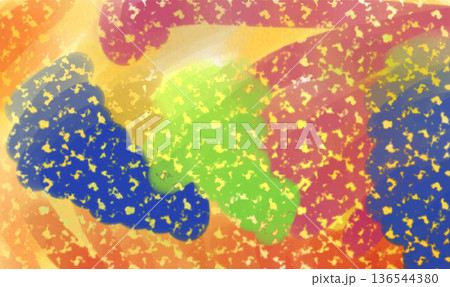 Abstract hand drawn colorful watercolor background 136544380