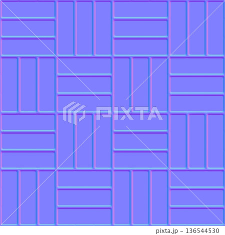 Deep Bevel Basketweave Tile Normal Map Deep Bevel Basketweave Tile Normal Map 136544530
