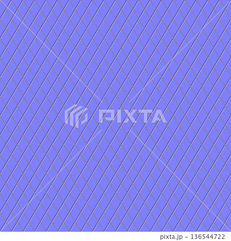 Diamond Grid Mesh Normal Map Textureのイラスト素材 [136544722] - PIXTA