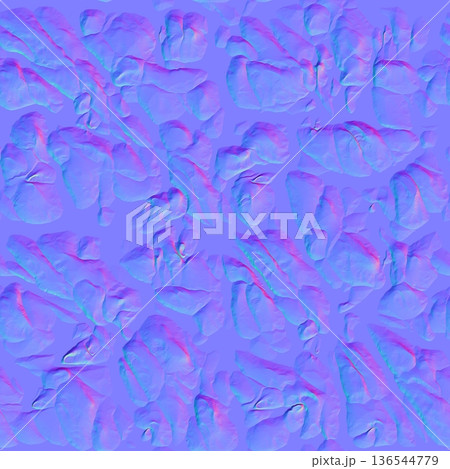 Chunky Stone Rubble Normal Map Texture Chunky Stone Rubble Normal Map Texture 136544779