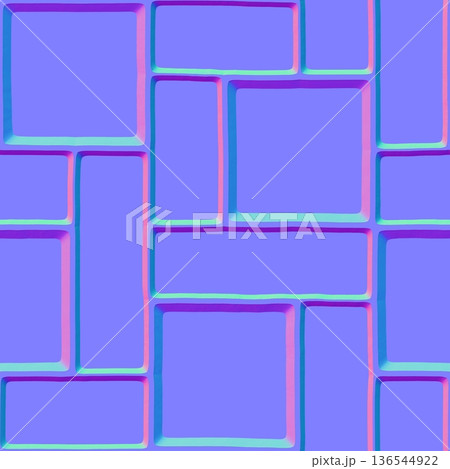 Smooth Rounded Paving Normal Map 136544922