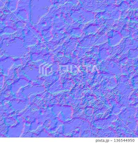 Cratered Moon Surface Normal Map 136544950