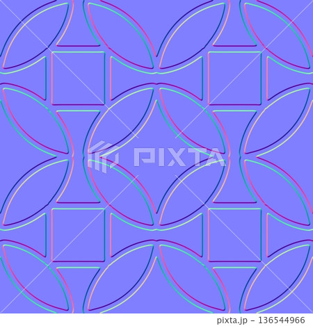 Thick Geometric Outline Normal Mapのイラスト素材 [136544966] - PIXTA