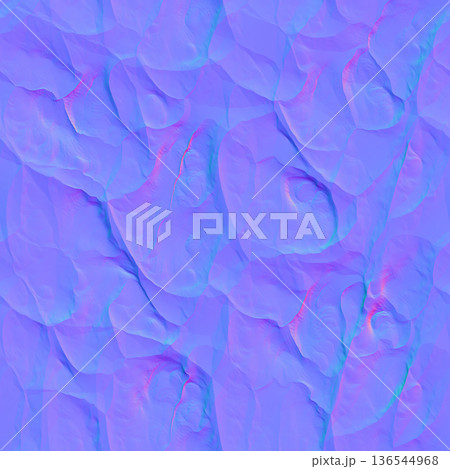 Flowing Organic Rock Normal Map Texture Flowing Organic Rock Normal Map Texture 136544968