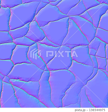 Large Cracked Stone Plates Normal Map Texture Large Cracked Stone Plates Normal Map Texture 136544975
