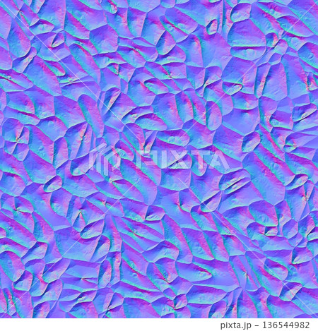 Organic Pebble Mosaic Normal Map Texture Organic Pebble Mosaic Normal Map Texture 136544982