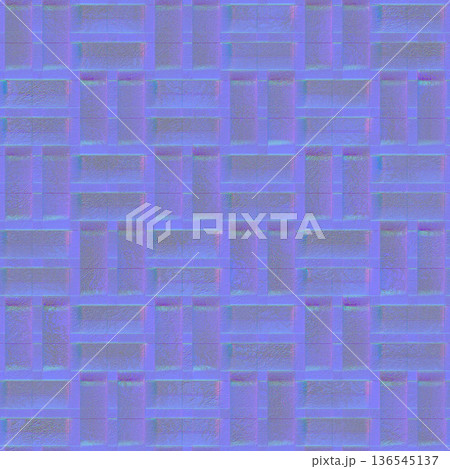 Seamless Normal Map of Interlaced Rectangular...のイラスト素材 [136545137] - PIXTA