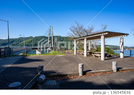 伊唐大橋の風景(長島町) 伊唐大橋の風景(長島町) 136545638
