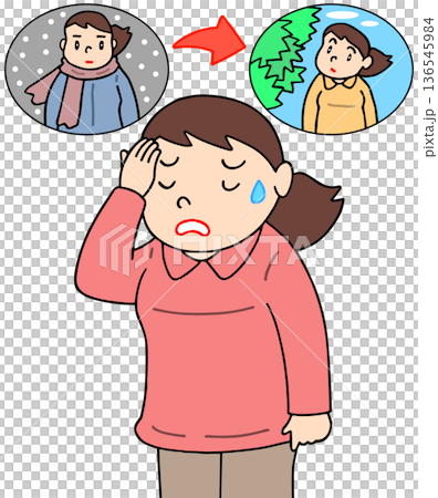 疾病・疾患・病気 - 春バテ・春うつ・寒暖差 136545984