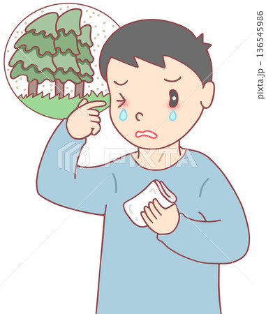 疾病・疾患・病気 - 花粉症・涙・目のかゆみ 疾病・疾患・病気 - 花粉症・涙・目のかゆみ 136545986