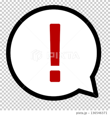 Red exclamation mark speech bubble icon (transparent) Red exclamation mark speech bubble icon (transparent) 136546371