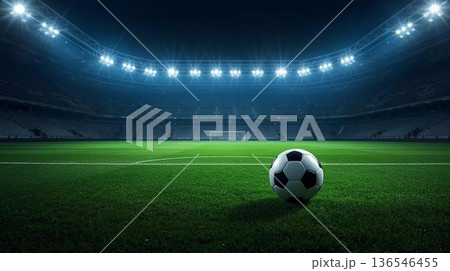 サッカースタジアム ナイター サッカースタジアム ナイター 136546455