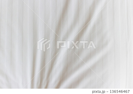 White fabric texture. Soft background. 136546467