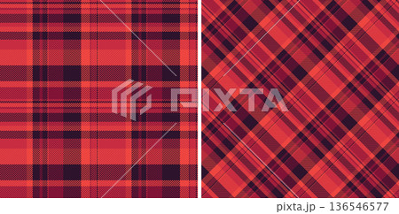 Seamless check fabric of textile background vector with a texture pattern plaid tartan. Set in dark colors. Holiday fashion trends for a festive look. Seamless check fabric of textile background vector with a texture pattern plaid tartan. Set in dark colors. Holiday fashion trends for a festive look. 136546577