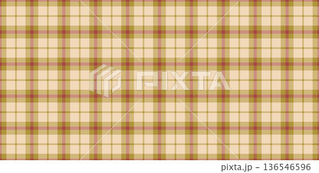 Fibrous tartan seamless pattern, mother plaid check texture. Endless background textile fabric vector in light and antique gold colors. Fibrous tartan seamless pattern, mother plaid check texture. Endless background textile fabric vector in light and antique gold colors. 136546596