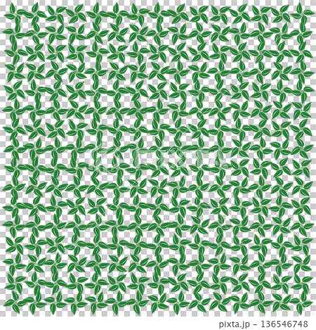 Leaf motif wallpaper illustration 136546748