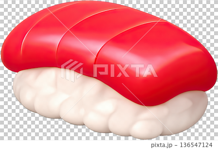 Toy Style Tuna Nigiri Sushi Cute 3D Maguro Nigiri Illustration (PNG) Toy Style Tuna Nigiri Sushi Cute 3D Maguro Nigiri Illustration (PNG) 136547124