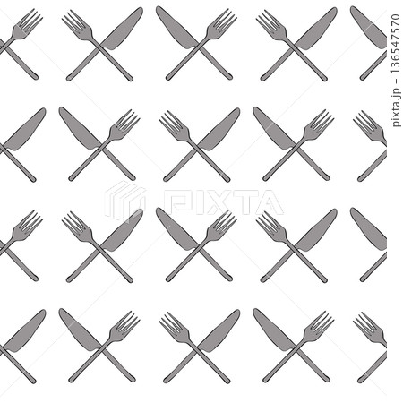 Fork and knife Cafe seamless pattern. hand drawn illustration. Vector graphic line ink colored art. Perfect for cafe logo, branding, packaging, labels, and modern decor design. Fork and knife Cafe seamless pattern. hand drawn illustration. Vector graphic line ink colored art. Perfect for cafe logo, branding, packaging, labels, and modern decor design. 136547570