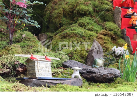 日本の伝統/雛人形 136548097