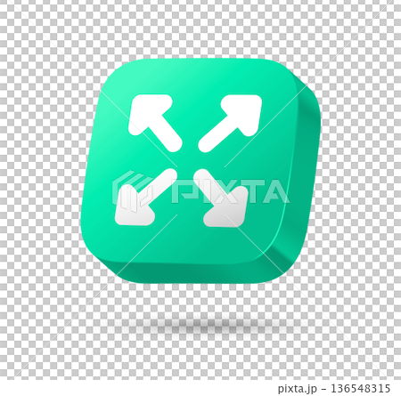 icon enlarge screen icon concept icon enlarge screen icon concept 136548315