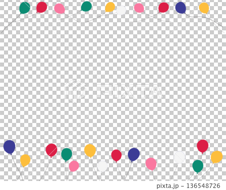 frame of colorful balloons frame of colorful balloons 136548726