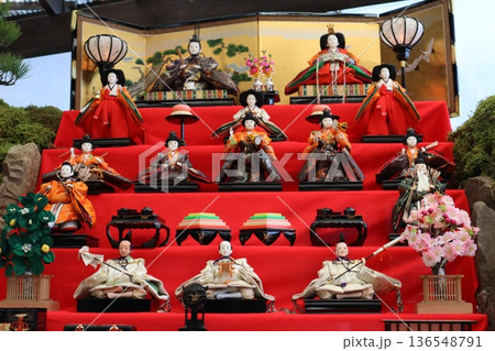 日本の伝統/お雛様 136548791