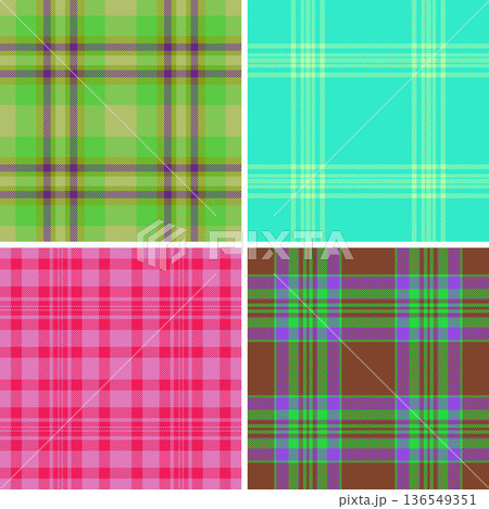Balanced plaid pattern set UI backgrounds. Orderly tartan grids aid readability. Vector precision keeps edges crisp. Balanced plaid pattern set UI backgrounds. Orderly tartan grids aid readability. Vector precision keeps edges crisp. 136549351