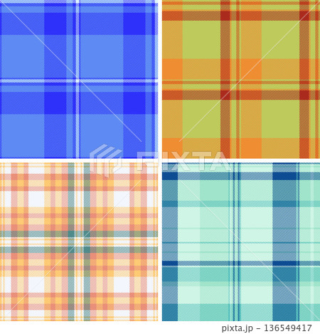 Holiday tartan pack tailored for packaging systems. Coordinated plaid patterns unify product lines. Seamless vectors repeat flawlessly. Holiday tartan pack tailored for packaging systems. Coordinated plaid patterns unify product lines. Seamless vectors repeat flawlessly. 136549417