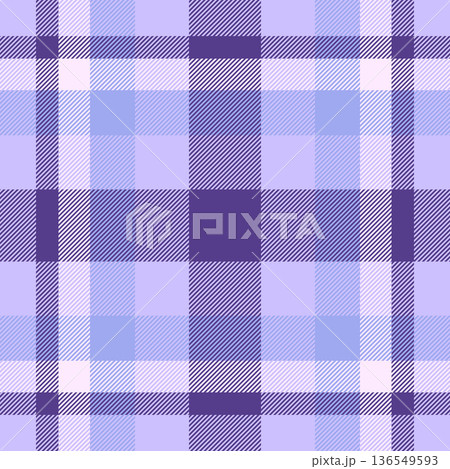Chinese new year seamless tartan pattern, large textile texture vector. Shop check background fabric plaid in light and indigo colors. 136549593