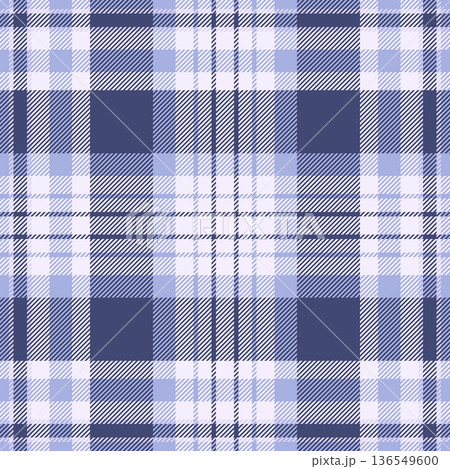Ireland tartan vector fabric, layout plaid seamless background. Menswear check texture pattern textile in light and white colors. 136549600